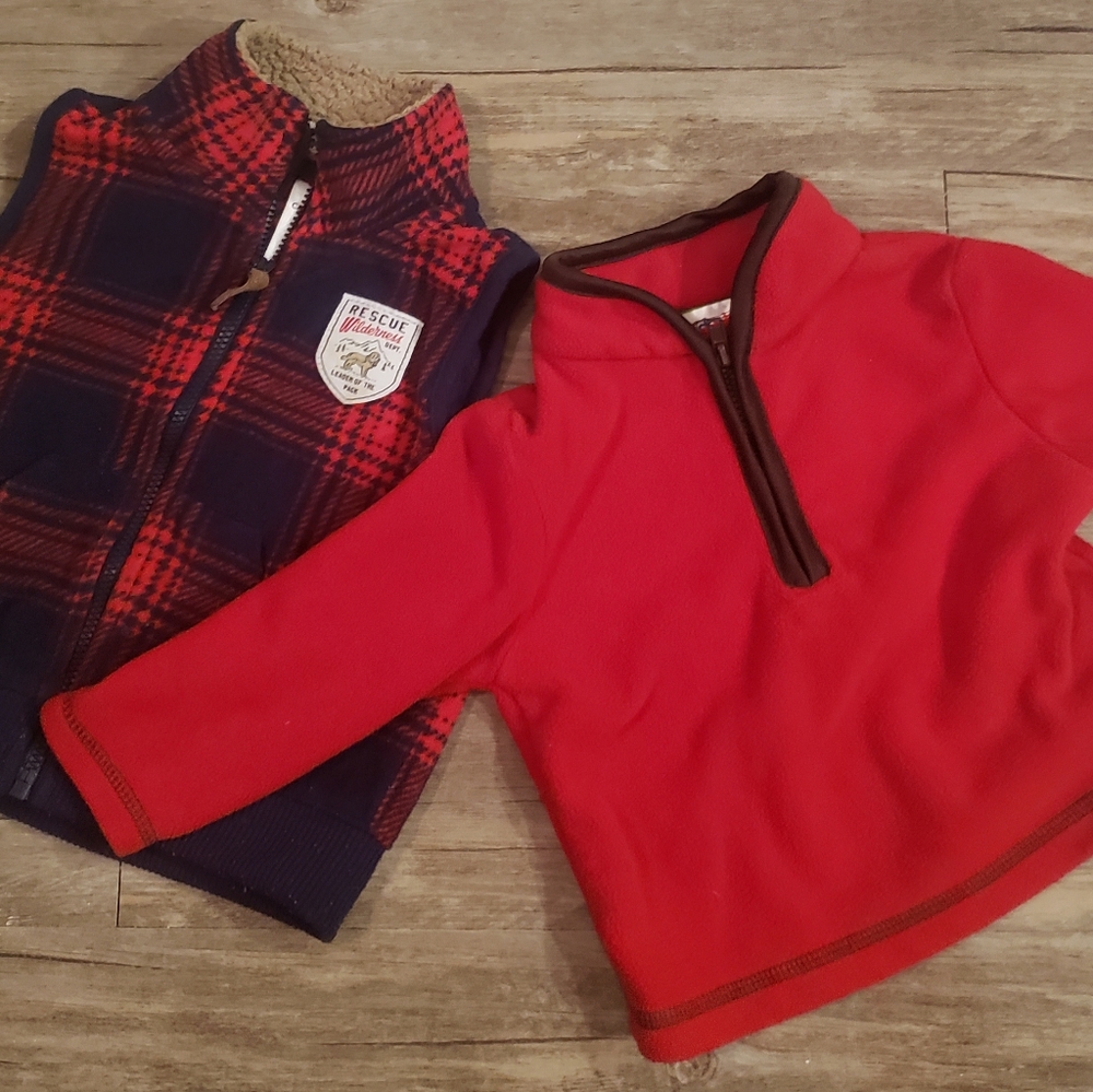 Toddler vest and Pullover
